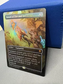 MTG: Foil Sword of Fire and Ice (Borderless) Bloomburrow Special Guests - Image 3