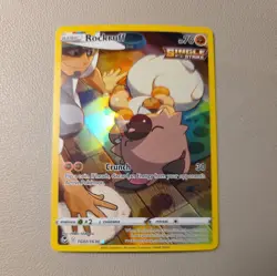 Rockruff - TG07/TG30 - Pokemon Silver Tempest Trainer Gallery Holo Card NM - Image 1
