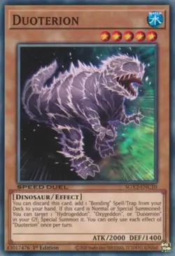 Duoterion - SGX2-ENC10 - Common - 1st Edition Near Mint Yugioh Card - Image 1
