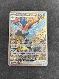 Greninja EX SVP132 Shrouded Fable Black Star Promo Pokemon TCG Card NM - Image 1