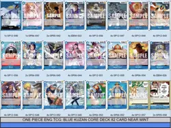 ONE PIECE ENG TCG: BLUE KUZAN CORE DECK 82 CARD NEAR MINT - Image 2