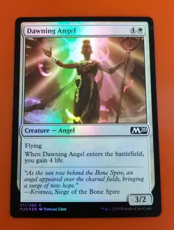 1x Dawning Angel | FOIL | M20 Core Set 2020 | MTG Magic Cards - Image 1