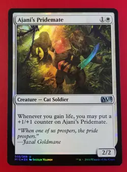 1x Ajani's Pridemate | FOIL | M15 Magic 2015 | MTG Magic Cards - Image 1