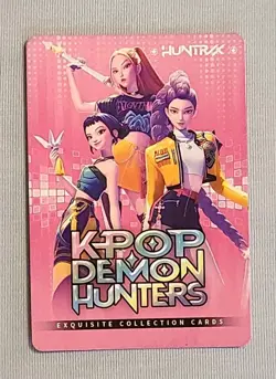 Zoey K-Pop Demon Hunters Exquisite Card Anime XR XR-002 - Image 2