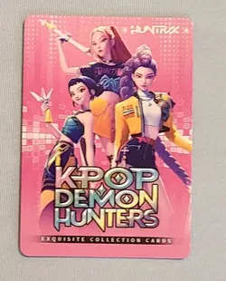 Zoey K-Pop Demon Hunters Exquisite Card Anime XR XR-011 - Image 2