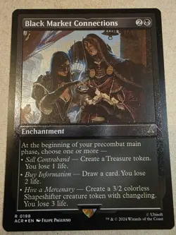 Black Market Connections - (Foil Etched) Assassin's Creed - Mtg - Image 1