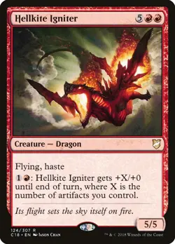 MTG Hellkite Igniter ** Commander 2018 ** English - Image 1