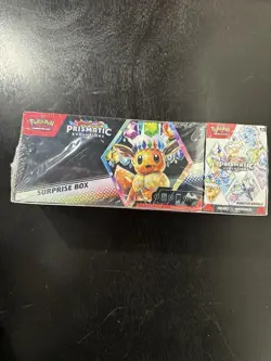 Sam’s Club Pokemon TCG S&V Prismatic Evolutions Surprise Box & Booster Bundle - Image 1