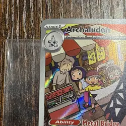 Pokemon TCG Archaludon Card 155/142 Stellar Crown Illustration Rare NM Condition - Image 2