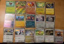 Pokemon Stellar Crown Card Holo/Reverse Holo Lot of 16 Cards NM - Image 1