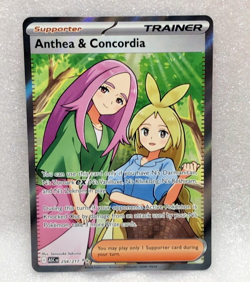 Anthea and Concordia 254/217 Ascended Heroes Pokemon TCG Full Art Trainer - Image 1