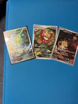 Pokemon Japanese Card Lot 3 ARS - Team Rocket’s Meowth, Darmanitan, Duosion ARs - Image 1