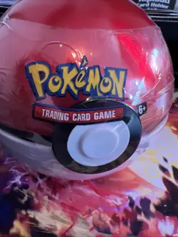 New Nintendo Pokemon TCG PokeBall Tin Red White H20 820650808425 - Image 2