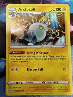 Arctozolt - 066/189 - Holo Rare Reverse | Holo Darkness Ablaze Pokemon TCG - Image 1