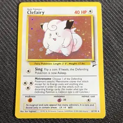 Clefairy - Pokemon Base Set 2 6/130 - Holo - Ungraded (Excellent) - Image 1