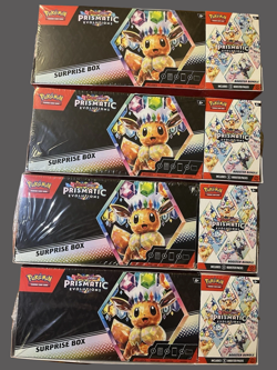 Sams Club Pokemon Prismatic Evolutions Surprise Boxes & Booster Bundles Lot Of 4 - Image 1