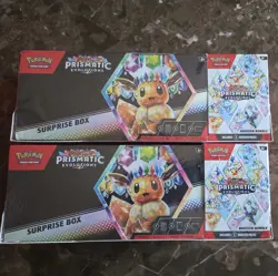 Pokemon Prismatic Evolutions Surprise Box & Booster Bundle X2 Sams Club - Image 1