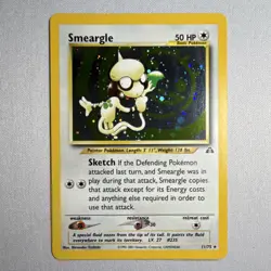 Pokemon TCG Smeargle 11/75 Neo Discovery Holo Rare Unlimited 2001 English - Image 1