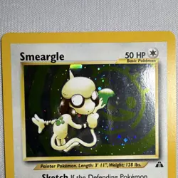 Pokemon TCG Smeargle 11/75 Neo Discovery Holo Rare Unlimited 2001 English - Image 2