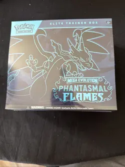 Pokemon TCG Mega Evolution Phantasmal Flames Elite Trainer Box - Image 1