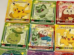 MARUMIYA Pokemon Sticker COMPLETE Seal Japanese Holo 40 Set - Image 3