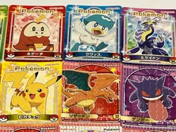 MARUMIYA Pokemon Sticker COMPLETE Seal Japanese Holo 40 Set - Image 4