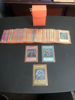 Yugioh Starter Deck Kaiba Complete SDK Complete W/ Sleeves & Deck Box - Image 1
