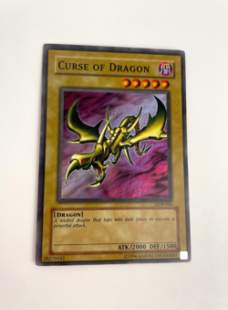 Yugioh Curse of Dragon LOB-066 Super Rare Original Print HOLO - Image 1