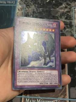 Yugioh TCG Elemental Hero Dark Neos LCGX-EN059 1st Ed Secret Rare Near Mint - Image 3