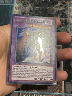 Yugioh TCG Elemental Hero Dark Neos LCGX-EN059 1st Ed Secret Rare Near Mint - Image 4