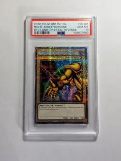 Right Arm of the Forbidden One BLCR-EN104 Yu-Gi-Oh! Starlight Gem Mint PSA 10 - Image 1
