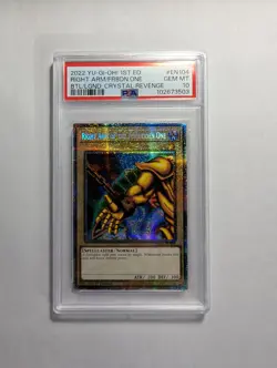 Right Arm of the Forbidden One BLCR-EN104 Yu-Gi-Oh! Starlight Gem Mint PSA 10 - Image 2