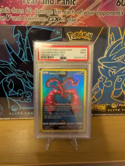 Pokemon Card PSA 9 Galarian Moltres SWSH284 Alt Art Promo Crown Zenith - Image 1