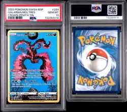 PSA 10 Galarian Moltres SWSH284 SWSH: Sword & Shield Promo Cards Holo - Image 5