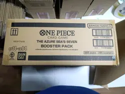 ONE PIECE OP14-EB04 THE AZURE SEA'S SEVEN SEALED CASE 12 BOOSTER BOX ENG - Image 1