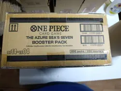 ONE PIECE OP14-EB04 THE AZURE SEA'S SEVEN SEALED CASE 12 BOOSTER BOX ENG - Image 2