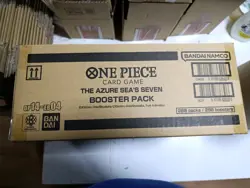 ONE PIECE OP14-EB04 THE AZURE SEA'S SEVEN SEALED CASE 12 BOOSTER BOX ENG - Image 3