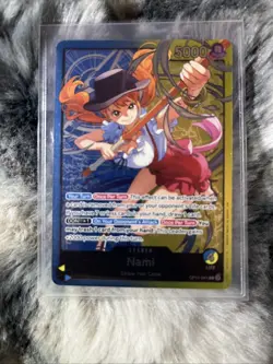 One Piece CCG Nami Leader Foil OP11-041 - Image 1