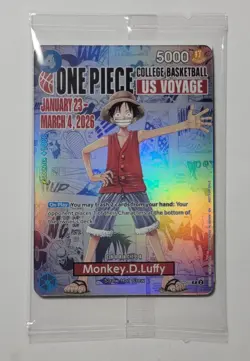 New Sealed One Piece Monkey D Luffy College Basketball US Voyage - Image 1