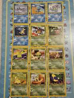 Pokemon TCG 37 Neo Genesis 1st Edition Card Lot - Image 1