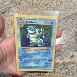 Pokemon Blastoise Base Set Holo Rare 2/102 100 HP Wizards 1999 English Card - Image 4
