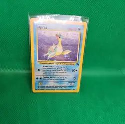 Pokemon TCG Lapras Fossil Holo Unlimited Rare Card 10/62 Vintage HP - Image 4