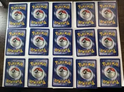 69 Card Lot Pokemon TCG, Gym Heroes Set, Vintage, 2000, WOTC, Sleeved, All NM/LP - Image 5