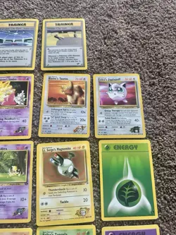Pokemon TCG Vintage Gym Heroes 19 Card Lot LP-MP Condition No Duplicates - Image 3