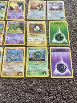 Pokemon TCG Vintage Gym Heroes 19 Card Lot LP-MP Condition No Duplicates - Image 4