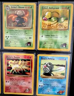 Pokemon TCG Gym Heroes 1999-2000 Lot Of 9 Vintage WoTC Non Holo Cards LP+ - Image 4