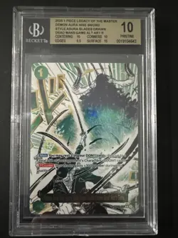 BGS Pristine 10 - One Piece - Demon Aura Nine Sword Alt Art Rare - Image 1