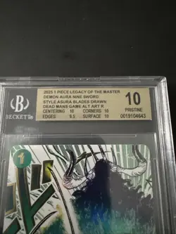 BGS Pristine 10 - One Piece - Demon Aura Nine Sword Alt Art Rare - Image 3