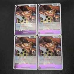 One Piece TCG EB04-032 Queen X4 Playset Card Game CCG English - Image 1
