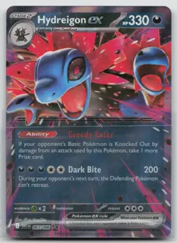 Pokemon Card Hydreigon ex Double Rare SV: White Flare 067/086 NM - Image 1